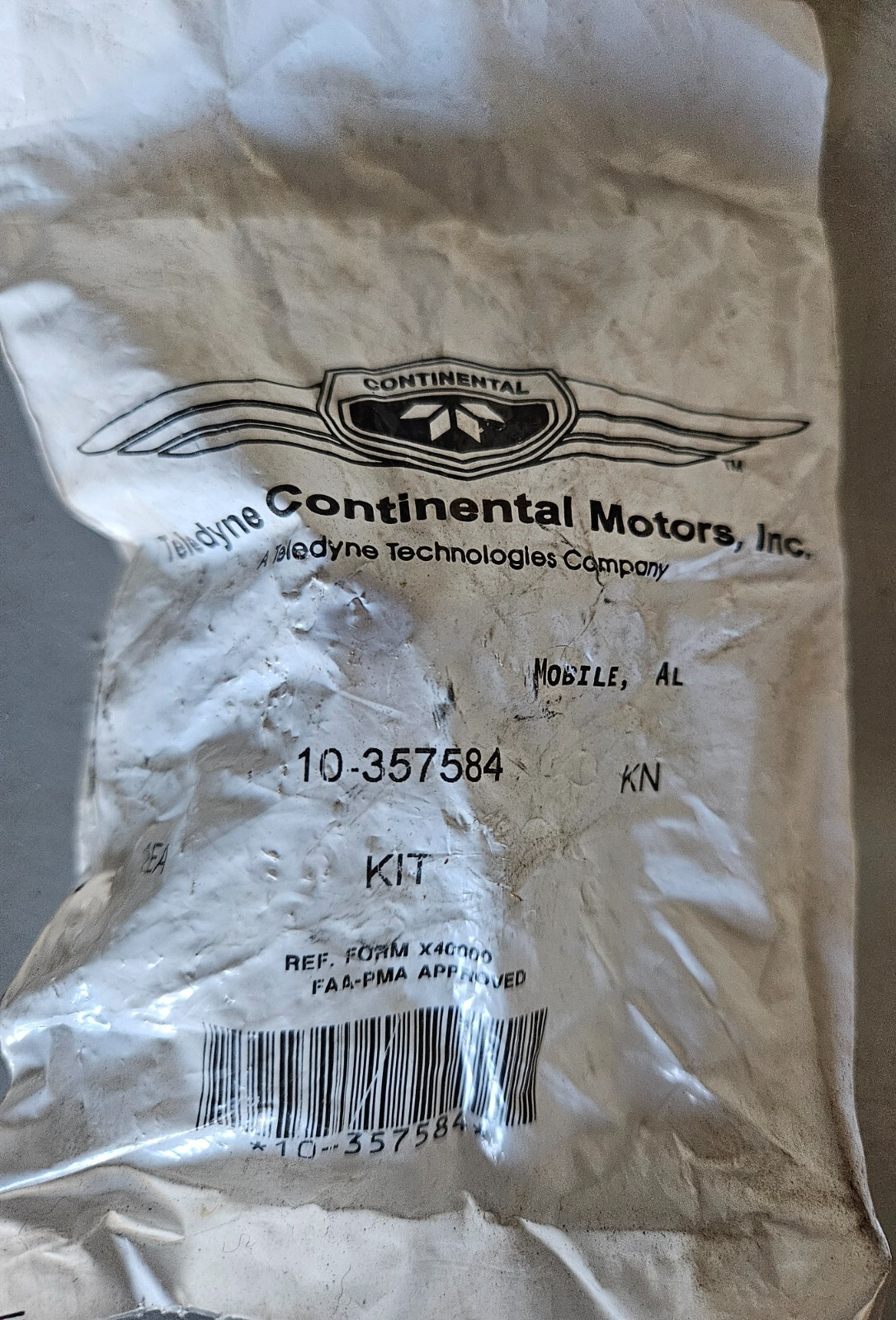 Teledyne Continental Motors  Magneto Gear Assembly Kit  P/N 10-357584  NEW - $128.70