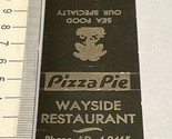 Matchbook Covers  Pizza Pie Wayside Restaurant West Pana City Beach, FL ... - £9.73 GBP