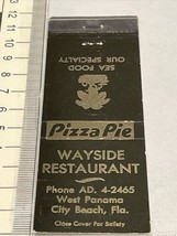 Matchbook Covers  Pizza Pie Wayside Restaurant West Pana City Beach, FL ... - £9.70 GBP