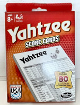 NEW Hasbro Gaming 06100 Yahtzee Game Score Pads 80 Sheets - $8.86