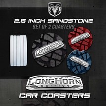 Ram 1500 Longhorn Car Coasters, Ram Limited Longhorn Car Coasters, Ram G... - $10.00