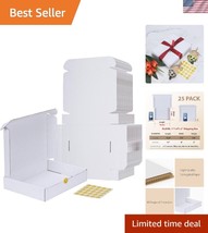 Eco-Friendly 11x8x2 Shipping Boxes Set of 25 - Durable &amp; Stylish Packing - $40.50