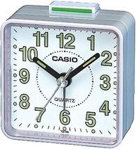 Casio Travel Clock Quartz Alarm Clock Neobrite White Case w Battery - $19.95