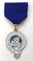 Catawba Valley Scottish Society Metal &amp; Enamel Medal w/ Ribbon &amp; Pin - £18.08 GBP