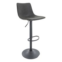 LeisureMod Modern Adjustable Height Bar Stool, Kitchen Island Stool with... - $97.02