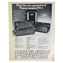 Peavey PA Vintage 70s Print Advertisement Guitar Music - £14.87 GBP