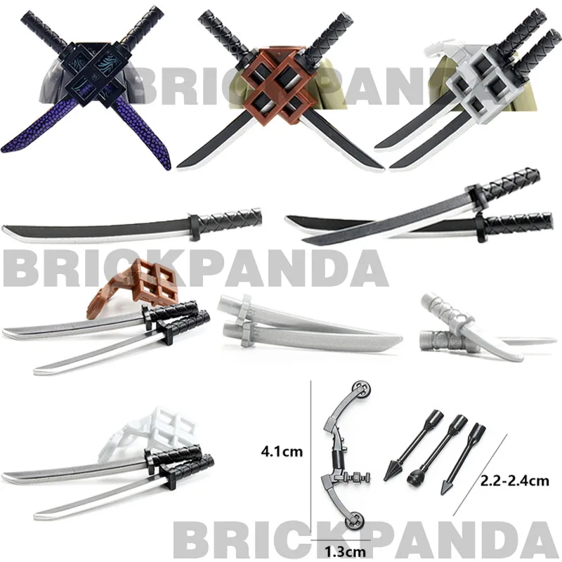 Game Fun Play Toys Medieval Military Weapons Building Blocks Ninja A Warrior Fig - £22.98 GBP
