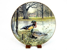 "The Wood Duck" 1987 Collector Plate, Edwin Knowles China, By Bart Jerner, #813G - $12.69
