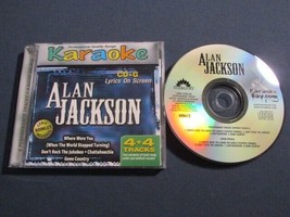 Alan Jackson Karaoke Bay Cd Cd+G Lyrics On Screen Don&#39;t Rock The Jukebox Nm Oop - £5.64 GBP