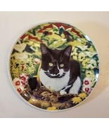 Black White CAT LOVER Collector Plate Porcelain Hawthorn Direct 51803 Ho... - $9.82