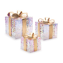 LED Woven Packages with Bow (Set of 3) - $88.20