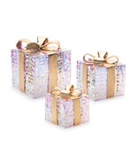 LED Woven Packages with Bow (Set of 3) - $88.20