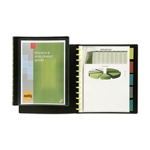 Marbig Kwik Zip Insert Cover &amp; 5 Dividers Display Book (A4) - £23.28 GBP