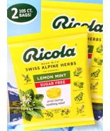 Ricola Sugar Free Lemon Mint Wrapped Drops 2x105 Bags EXP 01/2028 - $27.43