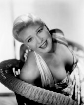 Ginger Rogers Leaning Busty Smiling Portrait 11x14 Photo - £11.75 GBP