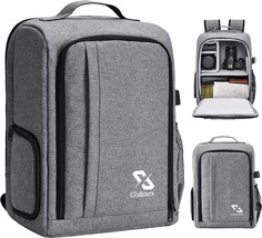 Golkcurx Waterproof Camera Backpack For Photographers, Dslr/Slr Camera, Grey L. - £49.52 GBP