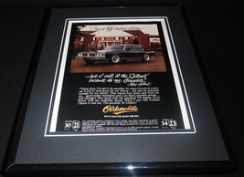 1981 Oldsmobile Cutlass Sedan 11x14 Framed ORIGINAL Vintage Advertisement - £27.25 GBP