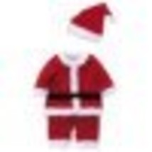 Baby Girls Christmas Party Clothes Winter Velvet Warm Xmas Santa Outfit   Party  - £41.03 GBP