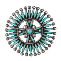 R Gchachu Zuni sterling needlepoint pin - £233.99 GBP