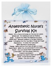 Anaesthetic Nurse Survival Kit - Fun, Novelty Gift &amp; Card / Secret Santa - £6.48 GBP