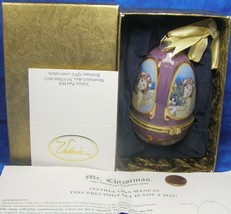 Valerie Parr Mr. Christmas Musical Egg in Gold Box 2007 Angel &amp; Doves   ZBV - £14.15 GBP