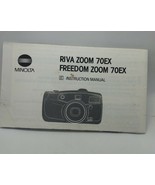 Minolta Riva Zoom 70EX instruction Manual Only Replacement OEM - $180.99 MXN