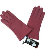 3M Thinsulate Insolation 40 Gram Womens Soft Red Leather Gloves Size Medium - $270.04 MXN