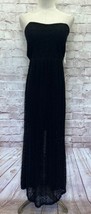 NOBO No Boundaries Juniors Black Lace Maxi Dress Strapless  Size L (11-13) NEW - £21.92 GBP