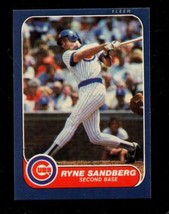 1986 Fleer #378 Ryne Sandberg Exmt Cubs Hof *X90922 - £1.54 GBP