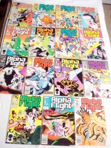 15 Marvel Alpha Flight Comics #16, #38 thru #51 Fine- 1984-1987 - £10.38 GBP