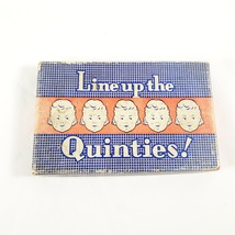 Line Up the Quinties Game Baby Flower Game Pieces 1940s - $19.80