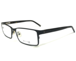 Helium Brille Rahmen 4186 MBLK Mattschwarz Schildplatt Rechteckig 56-17-145 - $55.57