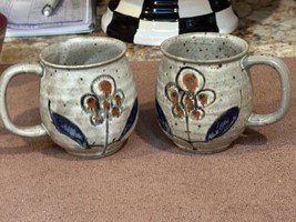 Set Of Two, Hand Crafted Otagiri Original Japan Speckled Mugs - $29.69