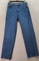 Garage Jeans Womens Size 3 Blue Denim Medium Wash Cotton Pockets Straight Leg - £16.22 GBP