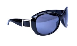 Women Sunglasses Euro Eye Wear Black Oversize Wrap Around Frame Black Lens  - £11.85 GBP