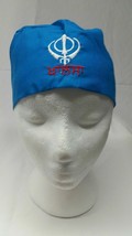 Sikh Punjabi Bluish Kids Infants baby patka pathka Khanda bandana Head W... - $9.31