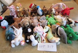 LOT OF 24  HARD TO FIND TY BEANIE BABIES  - EXC - LOT B19 - $26.97