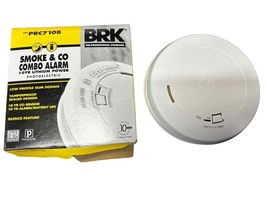 NEW BRK PRC710B Smoke &amp; Carbon Monoxide Combo Alarm 10 Year Battery - £30.37 GBP