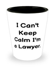 I Can&#39;t Keep Calm I&#39;m a Lawyer. Shot Glass, Lawyer Present From Boss, Inspiratio - £7.71 GBP