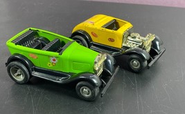 Tonka Stinger &amp; Mod Rod Green Yellow Toy Car Pressed Steel 1970s Read Vintage - £7.75 GBP