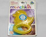 Munchkin Fun Ice Chewy Teether Soothes Baby Gums Yellow Duckling NEW NOS - $19.80