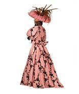 Women's Lacey Victorian Theater Costume Dress, Rose, Large - $449.99