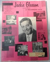 Jackie Gleason Song Album Of Recorded Hits 1960 Harms Inc NY 32 Pages of... - £7.00 GBP