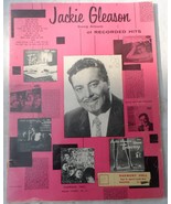 Jackie Gleason Song Album Of Recorded Hits 1960 Harms Inc NY 32 Pages of... - $12.26 CAD