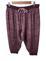 Free People Intimately Intimately (L) Quilted Love PJs Purple Lounge Pants  - £33.06 GBP