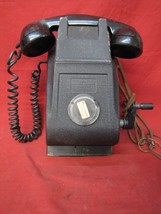 Vintage Federal Telephone and Radio Desk Top Crank Non Dial Telephone - £46.21 GBP