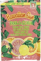 Hawaiian Sun Pass O Guava Drink Mix 3.53 Oz (Pack Of 10) - $97.02