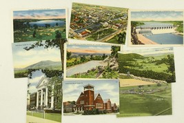 Vintage Paper POSTCARD Lot Mixed Linen PULASKI Virginia Travel View Clay... - $19.79