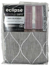 Eclipse Absolute Zero 100% Blackout Rod Pocket Back Tab Window Panel 50x63in - £24.77 GBP