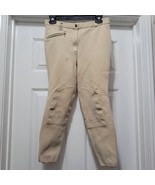VTG Ride-AP Breeches Womens Beige Equestrian Riding Pants Stretch Cotton... - $608.03 MXN